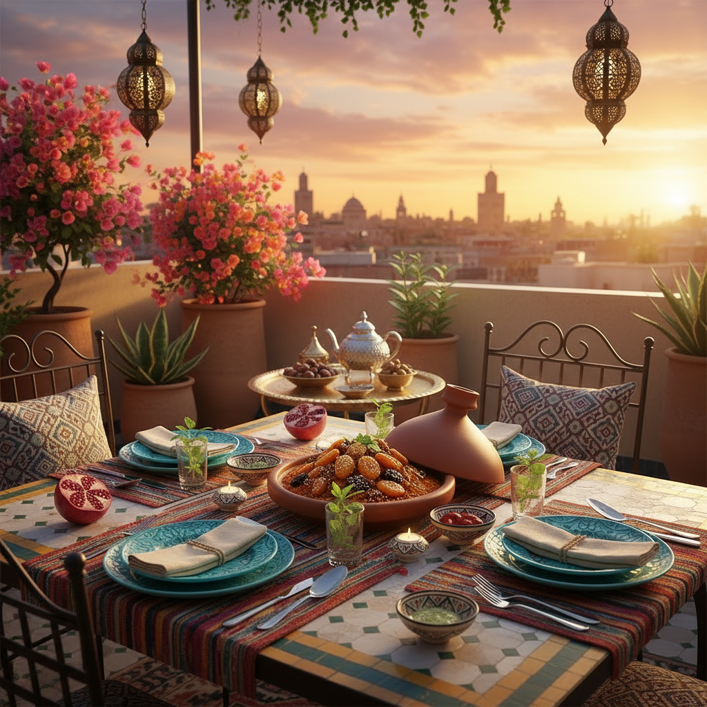 Handcrafted clay tagine