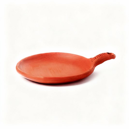 Clay frying pan